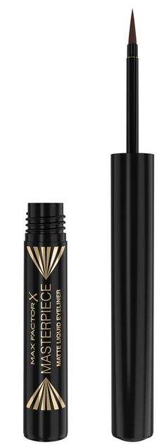 Eyeliner Max Factor Masterpiece Matte Liquid 03 Espresso ciemno-brązowy 1.7 ml (3616304017452) - obraz 1