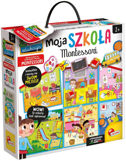 Gra planszowa Lisciani Montessori Moja Szkoła (8008324087006) - obraz 1