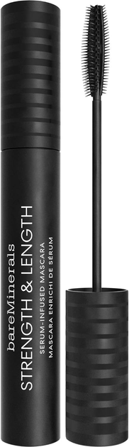 Туш для вій BareMinerals Strength & Length Serum Infused Mascara Чорна 8 мл (98132573899) - зображення 1