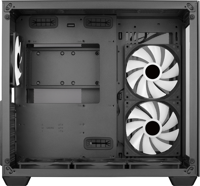 Корпус AeroCool Dryft-G-BK-v2 (ACCM-ES01163.11) Black без БП - изображение 2