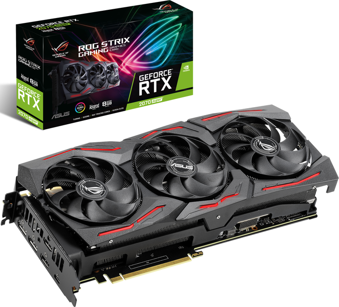 Karta graficzna Asus PCI-Ex GeForce RTX 2070 Super ROG Strix 8GB GDDR6 (256bit) (1605/14000) (USB Type-C, 2 x HDMI, 2 x DisplayPort) (ROG-STRIX-RTX2070S-A8G-GAMING) - obraz 7