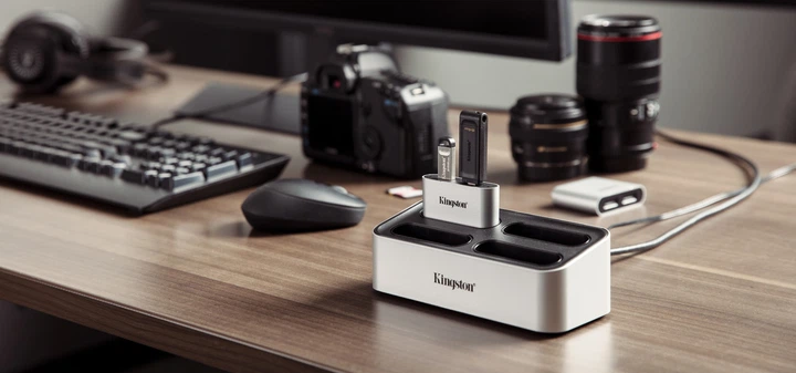 USB-док-станція Kingston Workflow Station з USB Type-A/C хабом (WFS-U) - зображення 7