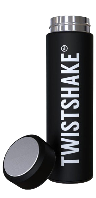 Термос Twistshake Hot or Cold Чорний 420 мл (7350083121134) - зображення 1