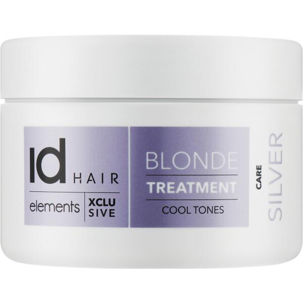 Маска для осветленных волос и блонда Id Hair Elements Xclusive Blonde Silver Treatment 200 мл - Фото 1 Маска для осветленных волос и блонда Id Hair Elements Xclusive Blonde Silver Treatment 200 мл - изображение 1