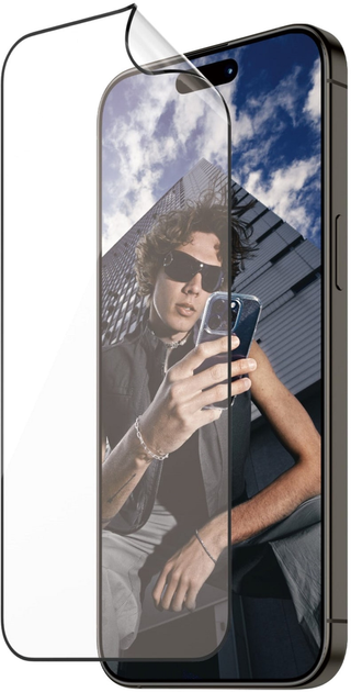 Захисне скло PanzerGlass Matrix Screen Protector with D3O для Apple iPhone 15 Pro Max / Ultra-Wide Fit w. AlignerKit (5711724028205) - зображення 1