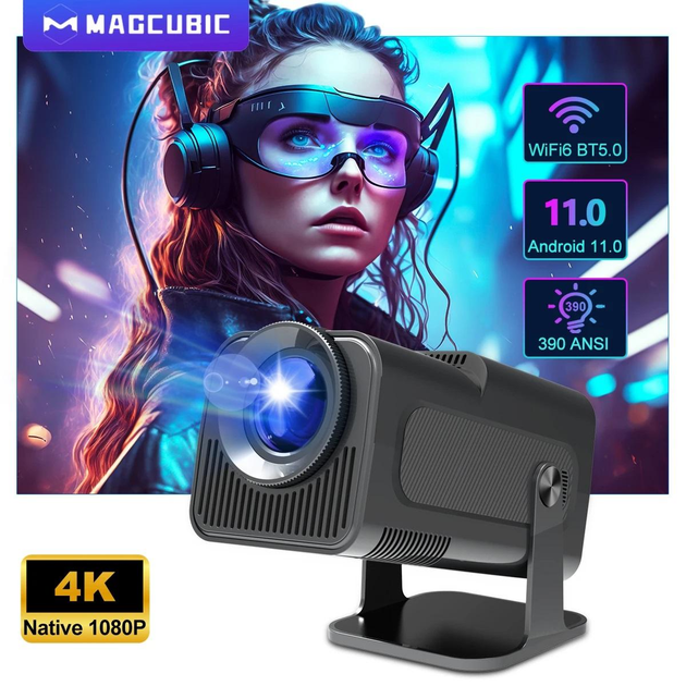 Смарт Проектор MAGCUBIC HY320 PICO Full HD LED 4K Android 11 модуль ...