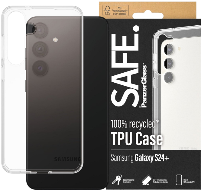 Etui PanzerGlass Safe TPU Case do Samsung Galaxy S 2024 Plus Transparent (SAFE95673) - obraz 2