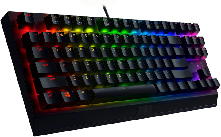 Klawiatura przewodowa Razer BlackWidow V3 TKL Razer Green USB RU (RZ03-03490700-R3R1) - obraz 4