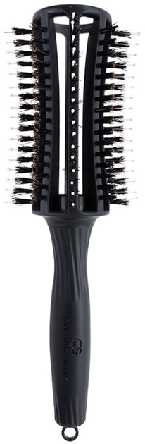 Кругла щітка Olivia Garden Fingerbrush Round для укладання волосся Black Large (5414343016478) - зображення 1