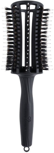 Okrągła szczotka Olivia Garden Fingerbrush Round do modelowania włosów Czarny Extra Large (5414343016485) - obraz 1