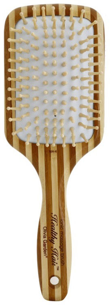 Szczotka Olivia Garden Healthy Hair Ionic Massage Brush do włosów Brązowa HH4 (5414343010117) - obraz 1