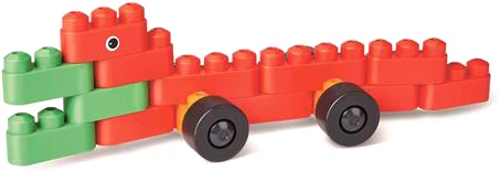 Klocki konstrukcyjne PolyM Budowniczy 80 elementów (6943478021518) - obraz 4