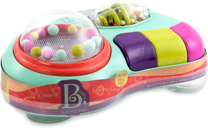 Zabawka muzyczna B.Toys Whirly Pop z przyssawkami (0062243294141) - obraz 1
