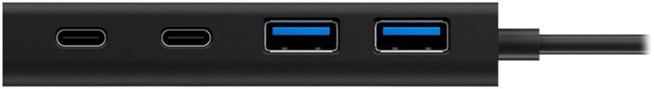 Hub USB ICY BOX USB-A to 2 x USB-A, 2 x USB-C Black (IB-HUB1426-U3) - obraz 2