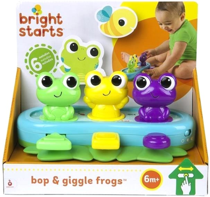Zabawka muzyczna Bright Starts Pop And Giggle Frogs (0074451107915) - obraz 1