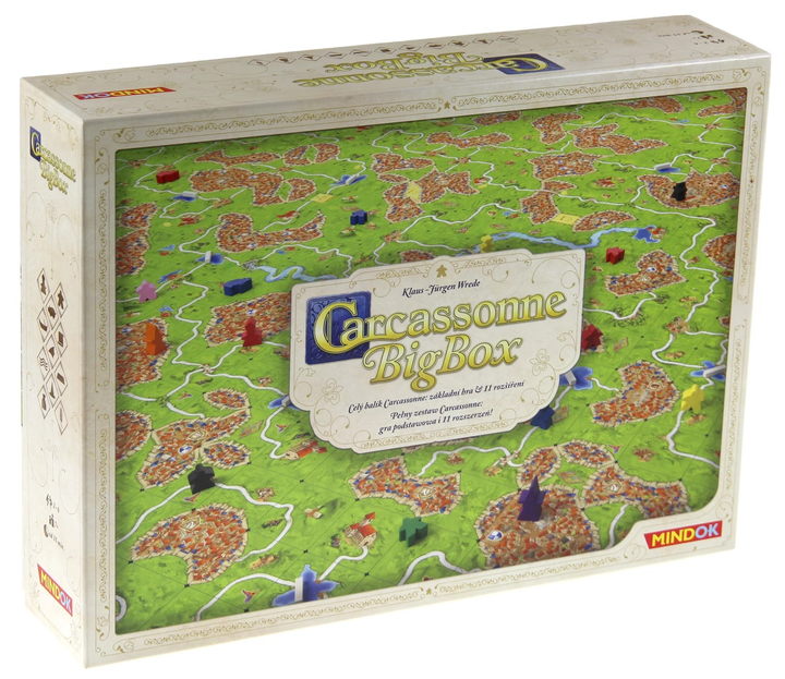 Gra planszowa z dodatkami Bard Carcassonne Big Box (7350065323402) - obraz 1