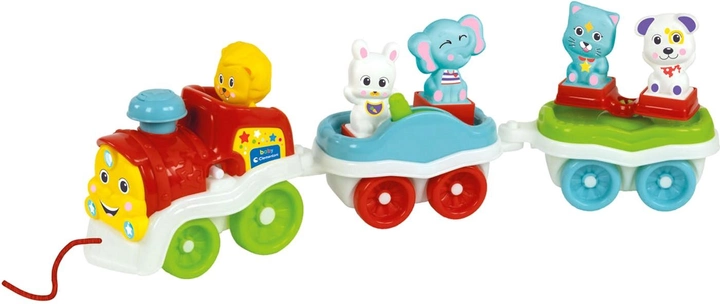 Zabawka na kółkach Clementoni 3 in 1 Animal Train (8005125178483) - obraz 2