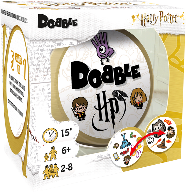 Настільна гра Asmodee Dobble Harry Potter (3558380064923) - зображення 1