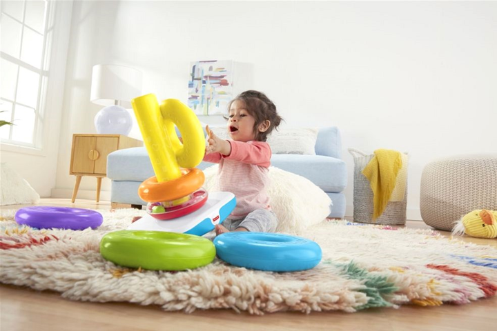 Piramida Fisher-Price Giant Rock-a-Stack 40 cm (0887961818994) - obraz 6