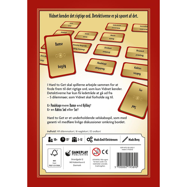 Gra planszowa Spilbraet Hard To Get (5700002195890) - obraz 4