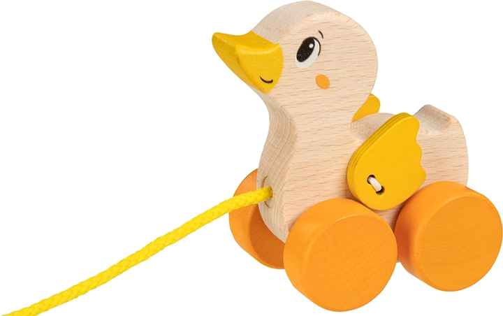 Zabawka na kółkach Goki Pull-along animal Duck (4013594548847) - obraz 1