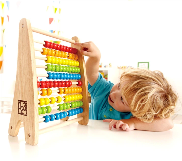Дерев'яні рахунки Hape Rainbow Bead Abacus (6943478002593) - зображення 4
