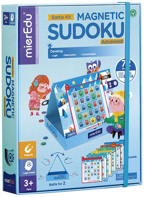 Gra planszowa MierEdu Magnetic Sudoku Battle Kit (9352801003263) - obraz 1