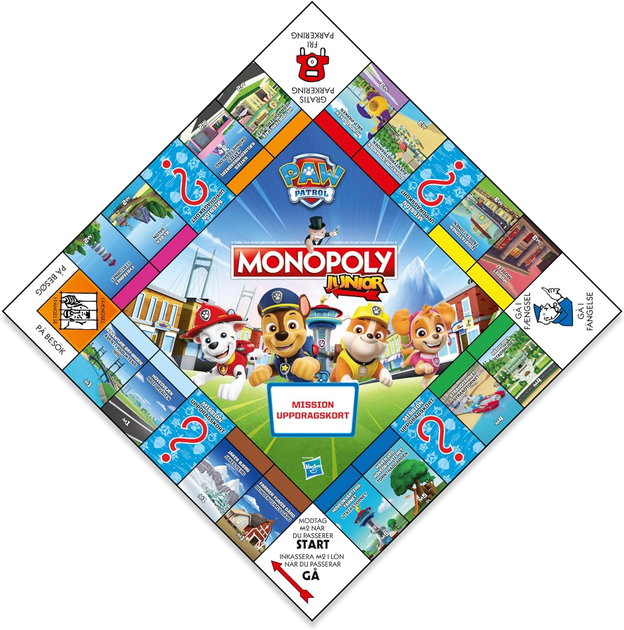 Gra planszowa Winning Moves Monopoly Junior Paw Patrol (edycja polska) (5036905054362) - obraz 3