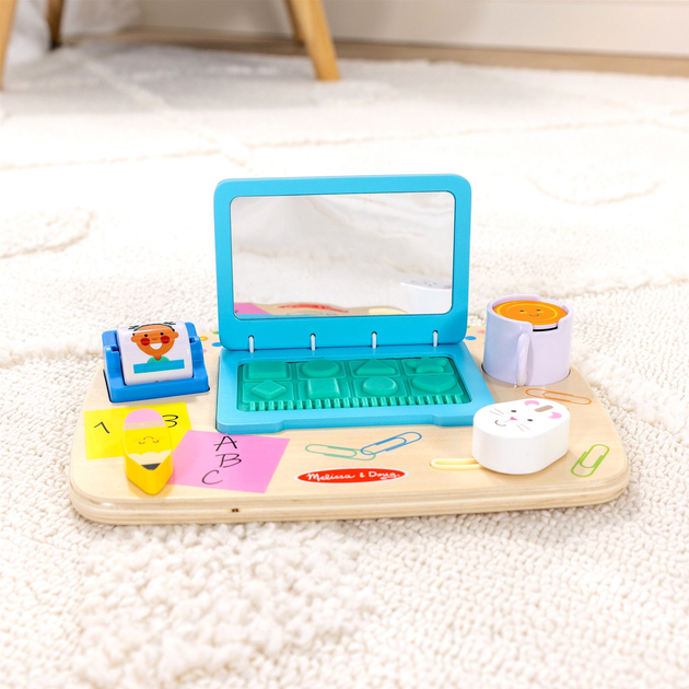 Zabawka edukacyjna Melissa & Doug Work and Play Desktop Activity Board (0000772307536) - obraz 4