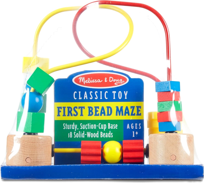 Przeplatanka labirynt Melissa and Doug First Bead Maze (0000772130424) - obraz 1