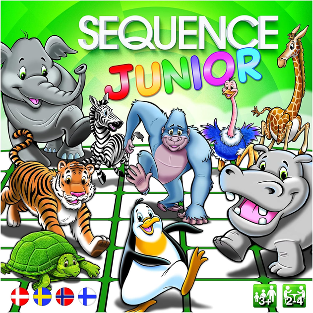 Настільна гра Bezzerwizzer Asmodee Sequence Junior (8720077196834) - зображення 1