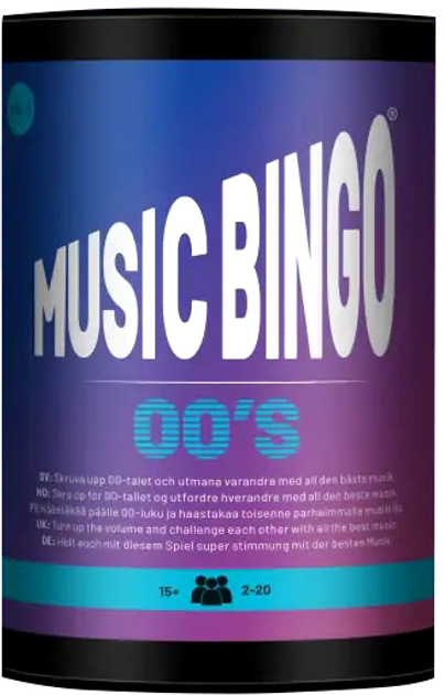 Настільна гра Skru Op Music Bingo 00s (5745000350308) - зображення 1