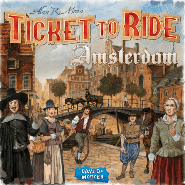Настільна гра Days Of Wonder Ticket To Ride Amsterdam (0824968209639) - зображення 1