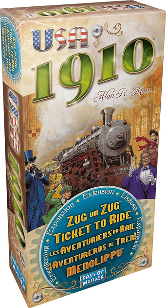 Dodatek do gry planszowej Days Of Wonder Ticket to Ride USA 1910 (0824968817711) - obraz 1