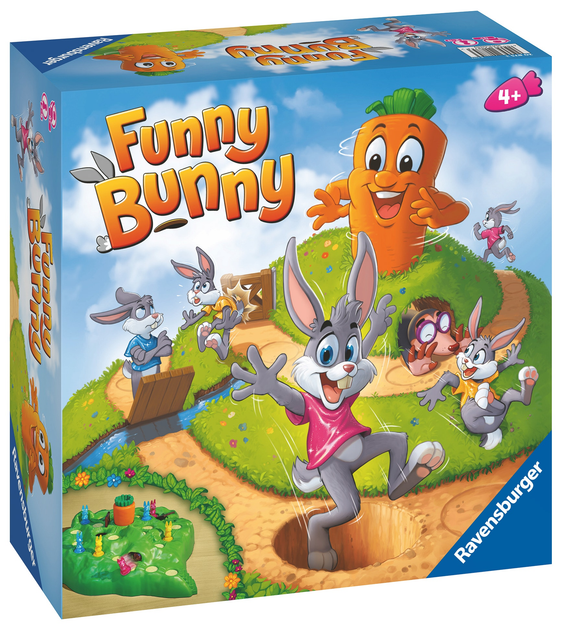 Gra planszowa Ravensburger Funny Bunny (4005556208753) - obraz 1