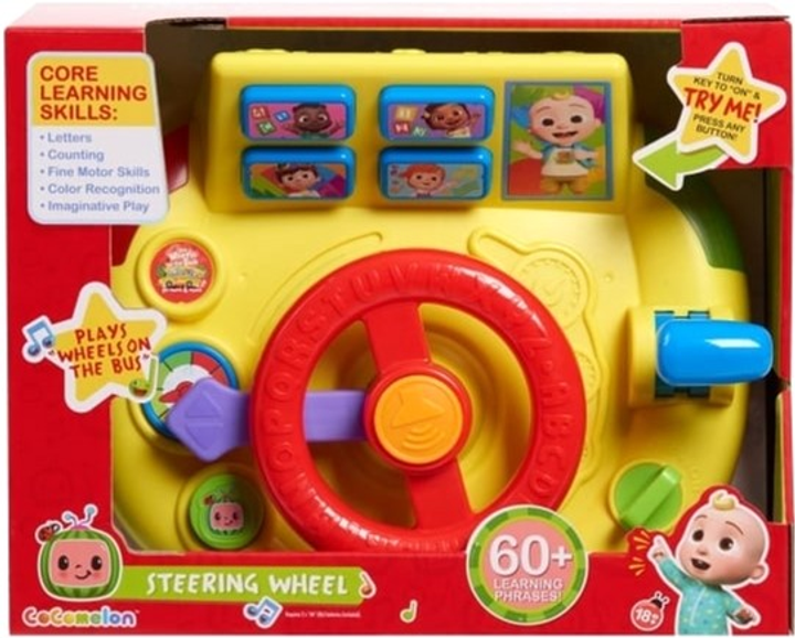 Розвиваюча іграшка CoComelon Learning Steering Wheel (0886144961335 ...