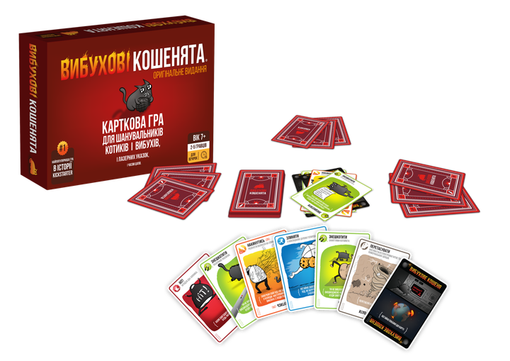 Настольная игра Rozum Взрывные котята: Оригинальное издание (Exploding Kittens: Original) (R037UA) - изображение 2