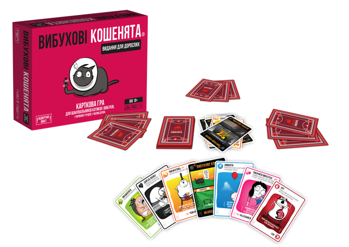 Настольная игра Rozum Взрывные котята: Издание для взрослых 18+ (Exploding Kittens: nsfw) - изображение 2