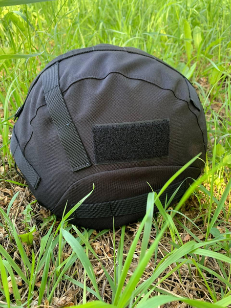 Чехол кавер на каску ВСУ цвет черный - изображение 1