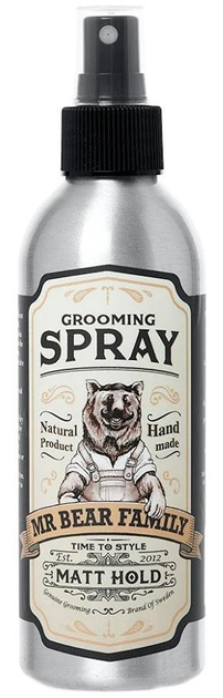 Tonik Mr. Bear Family Grooming Spray для укладання волосся Matt Hold 200 мл (7350086410518) - зображення 1