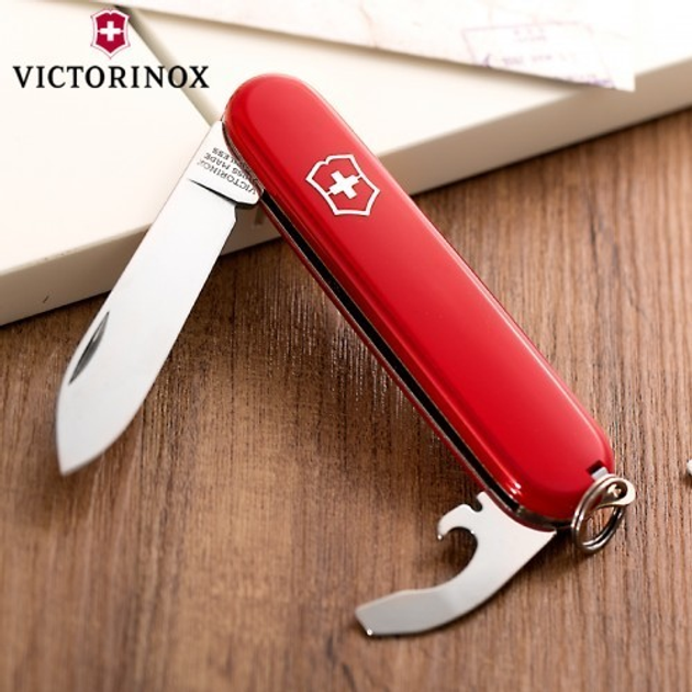 Швейцарський мультиінструмент Victorinox Bantam 84 мм Червоний 0.2303 - зображення 1