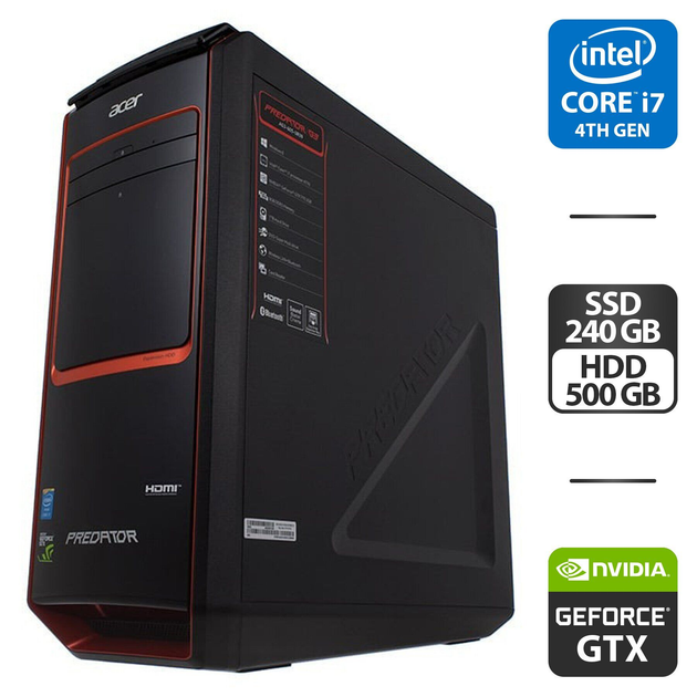 Компьютер Б-класс Acer Predator G3-605 Tower / Intel Core i7-4770 (4 (8 ...