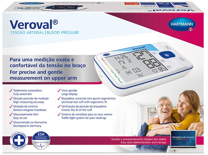 Тонометр Hartmann Veroval Upper Arm Blood Pressure Monitor (4052199270050) - зображення 1