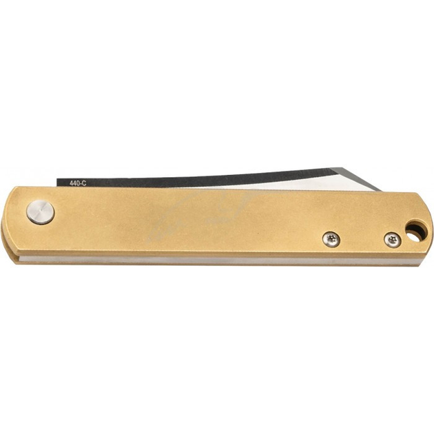 Нож складной Boker Plus Zenshin 42 Brass замок Slip joint 01BO369 - изображение 2