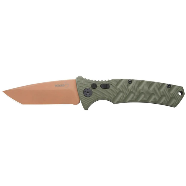 Нож складной Boker Plus Strike Tanto Desert Warrior замок Button Lock 01BO397 - изображение 1