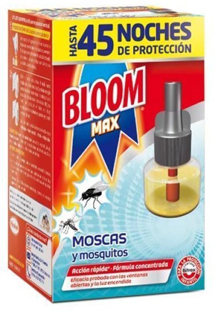 Fumigator Bloom Max Flies & Mosquitoes Liquid Electric Refill (8410436273251) - obraz 1