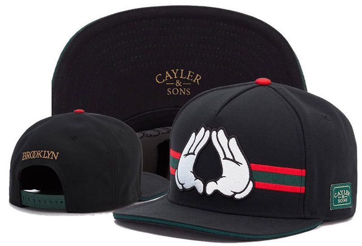 Снэпбек Snapback Кепка Бейсболка Снепбек Cayler Sons Руки Микки черный 