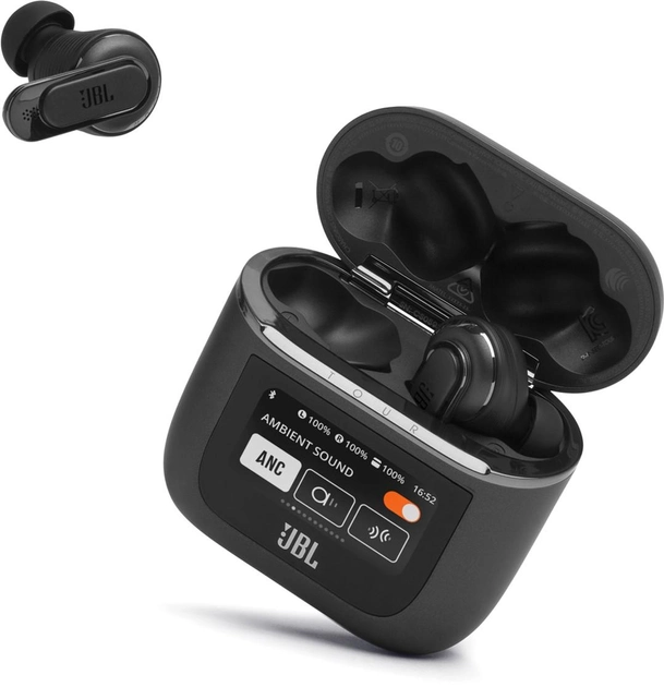 Навушники JBL Tour Pro 2 (JBLTOURPRO2BLK) чорні купити в інтернет
