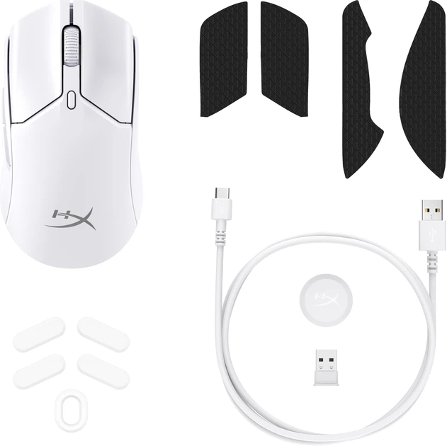 Mysz HyperX Pulsefire Haste 2 Mini Wireless White (7D389AA) - obraz 8