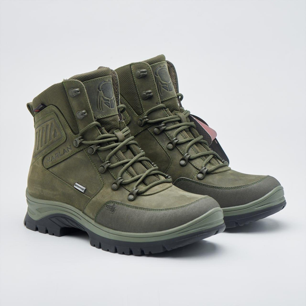 Ботинки тактические демисезонные кожаные PAV Style Lab HARLAN 505 р.44 29,5см хаки (12227754879944) - изображение 1